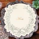 メニュー表 ガーデン モスグリーン